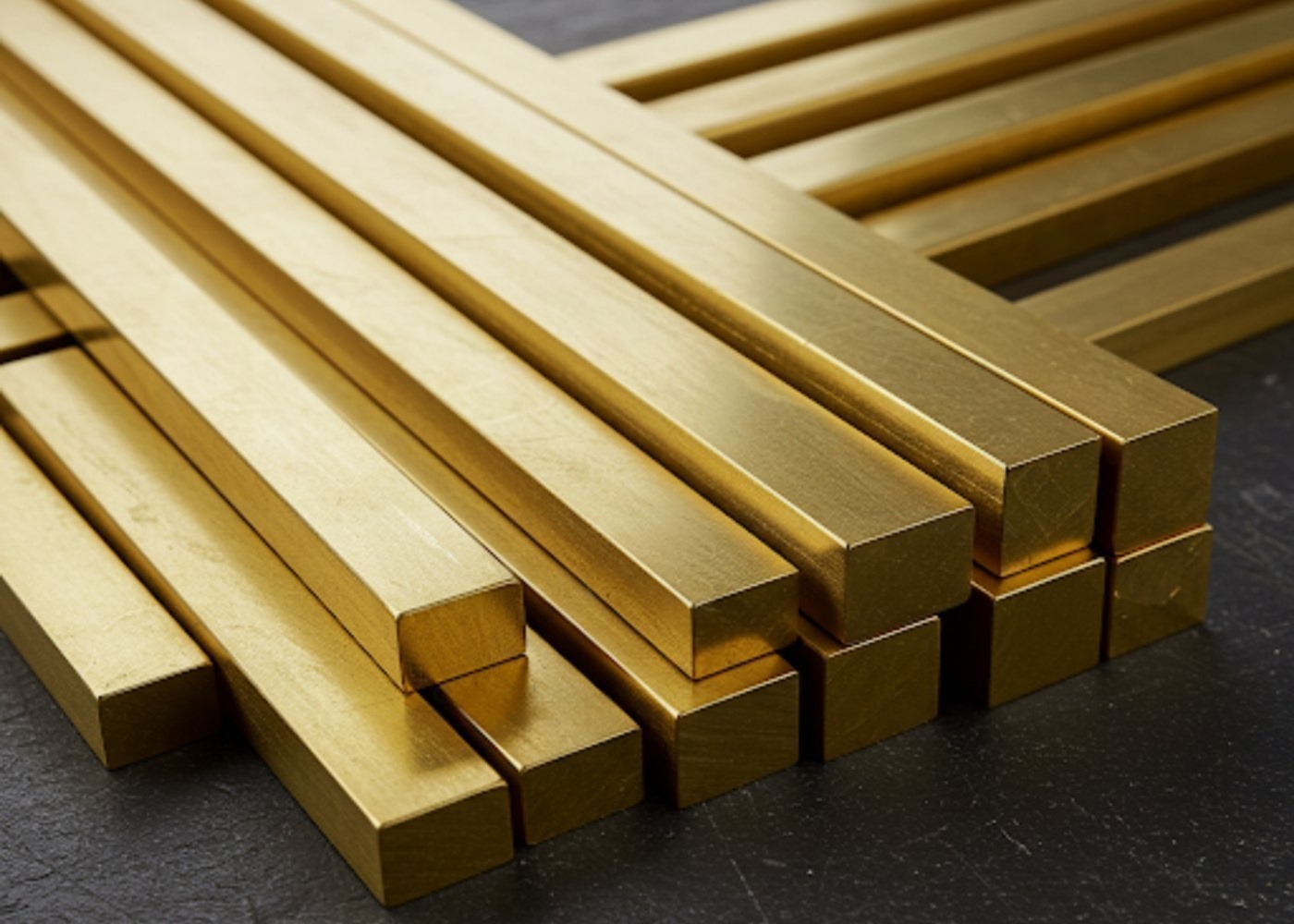 Brass Square Rods